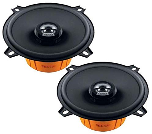 Hertz DCX 130.3 coppia coassiali 2 vie 130mm, 80W | carta pressata idrorepellente, tweeter PEI 15mm, 5 pollici, 40W RMS, 4 Ohm, 93 dB, 65-21000 Hz, magnete in ferrite