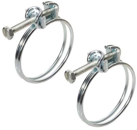 Pisces Double Wire Hose Clips to fit 25mm (1in) Pipe