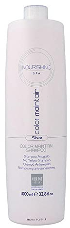Ever Ego Italy Color Maintain Silver Shampoo For Bleached, Blonde and Grey Hair | Revitalizing And Moisturizing Hair Care Product For Men And Women | 1L Bottle