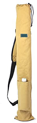 Schwerttragetasche Angelrutentasche Multifunktionale Kampfsport-Schwertstocktasche Baumwollleinen, Gepolsterter Rucksack, Khaki, 118 cm