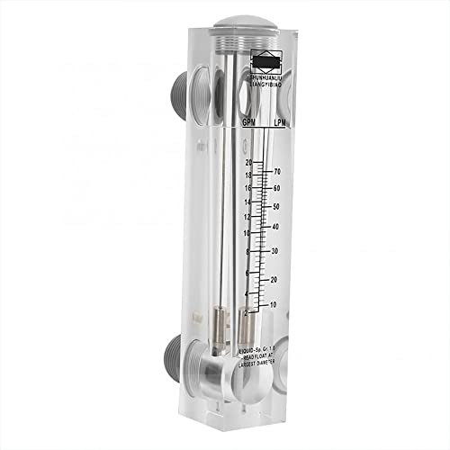 LZM-25 Durchflussmesser, 25-250 m³/h Transparente Acrylplatte Gasdurchflussmesser, Klar Lesedurchflussmesser, Instrument für Industrie, Petrochemie, Landwirtschaft, 1 Zoll Außengewinde