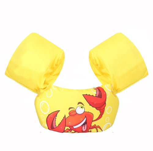 MODRYER Kinder Badeanzug Für 20–50 Pfund Jungen Und Mädchen-Badeanzug Mit Schultergurt, Armflügeln, Für 2–6 Jahre Alt, Pool, Strand, Meer,A-2~6 Years