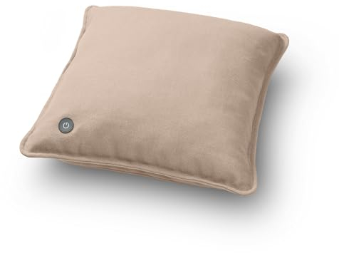 medisana HC 200 Wärmekissen mit Infrarot-Wärme, Heizkissen mit Abschaltautomatik für Rücken, Schultern und Nacken, Plüschkissen elektrisch und kabellos für zuhause und unterwegs