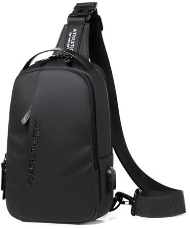 CHENZKBD Umhängetasche Herren Herren Brusttasche Umhängetasche Männer Freizeit Sport Multifunktionale Schultertasche Herren Leichte Herrentasche Mit Großem Fassungsvermögen