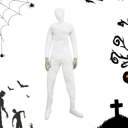 LearnLyrics Halloween Gefüllte menschliche Modell-Requisite Gefüllte Schaufensterpuppe Bewegliche Schaufensterpuppe in Lebensgröße | Halloween-Dekoration, saisonales Dekorationszubehör für einen