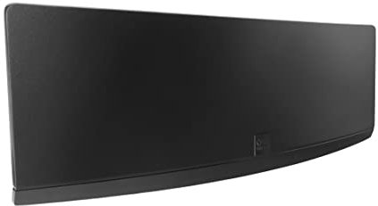 One For All Amplified Indoor Digital TV Aerial, 5G-Filter - Ready to receive Freeview and Analogue TV Signals within a range of 15 miles, Curved HDTV Antenna – UHF/VHF - Black - SV9430 (Renewed)