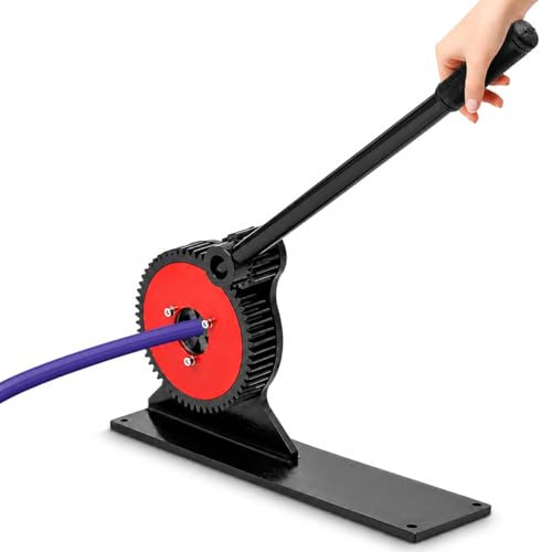 Manuell rörpressmaskin, slangpressmaskin, 6–32 mm, lågt tryck, slangpress, stor kugghjul, handpressmaskin, aluminiumserie Bender verktyg för inlopps- och PVC-slangar etc