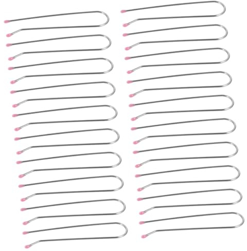 LIFKOME Hot Curler Clips Metal Material 20pcs U-shaped Electric Hot Rollers for Hair Styling Quick Heating Securely Hold Hair Accessories