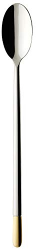 Villeroy & Boch 12-6351-0600 Ella teilvergoldeter Latte Macchiato Löffel, Edelstahl