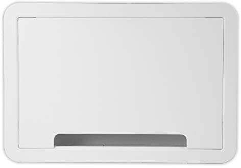Legrand - OnQ Cable Management, Structured Media Enclosure, in-Wall Enclosure, TV Home Theater Box, Recessed Storage Box, Dual Purpose, 9 Inches, White (ENP0900-NA)