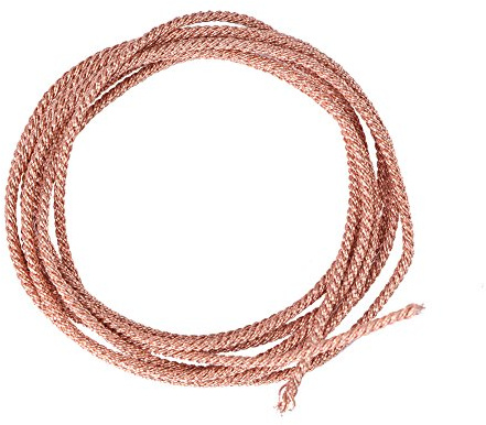 Agatige Réparation de Fil de Haut-Parleur, 12 Brins de Fil de Fil de Haut-Parleur Subwoofer Woofer Réparation de Fil de Plomb Fil de Cuivre Tissé(1m)
