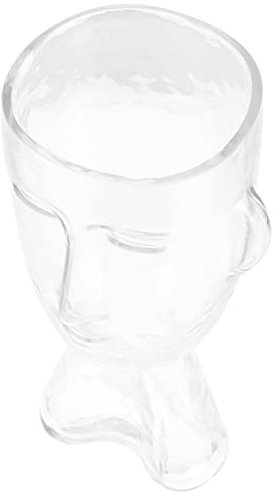 IMIKEYA 1stück Kleine Transparente Glasvase Modernes Dekoratives Design Künstlerische Blumenvase Für Tischdeko Für Kreative Blumenarrangements Für Zuhause Und Blumenläden