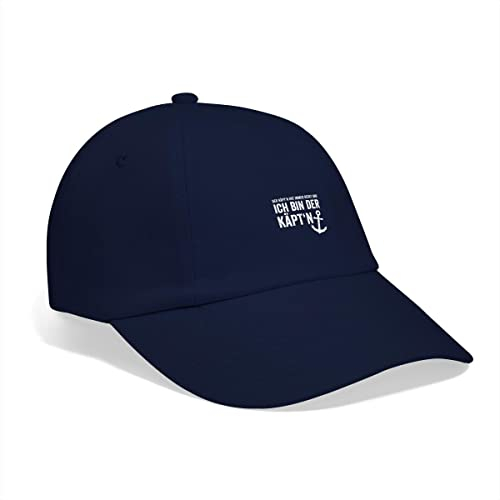 Spreadshirt Käpt'n Hat Immer Recht Baseballkappe, One Size, Blau/Blau