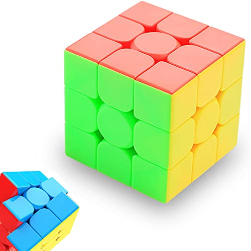 YUTOU Zauberwürfel Speed Cube Magic Puzzle Cube 3D Puzzle Spiele Stickerless Magic Cube Puzzles Puzzle Cube Spielzeug für Kinder Erwachsene Anfänger