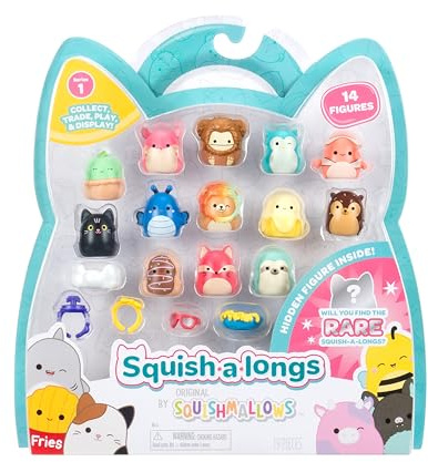 Squish-a-longs Squishmallows, 14 personaggi in Plastica, Giocattolo, Squishy, Play Figure