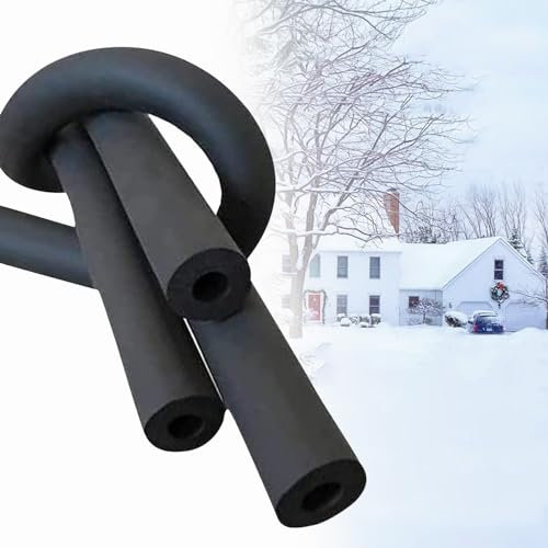 Frostschutz-isolierrohr Für Klimaanlagen, Polyethylen-Rohrisolierung Für Den Außenbereich, 1,8m/2m Langes Nitril Schaumstoffschlauch Für Solarwarmwasserbereiter(13mm*15mm*2m)
