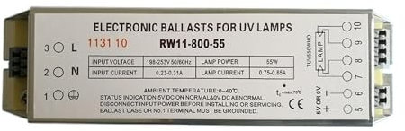 RTRCAGAKM Ballast électronique 55W for Lampe UV 550WHO RW11-800-55
