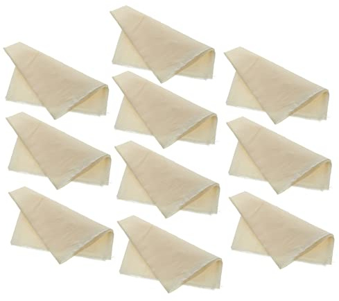 IMIKEYA 10 Piezas De Gasa Raclette Bolsa De Filtro De Malla Para Vino Colador De Tela De Café Colador De Café Estopilla Para Cocinar Tela De Queso Estopilla Para Colar Coladores De
