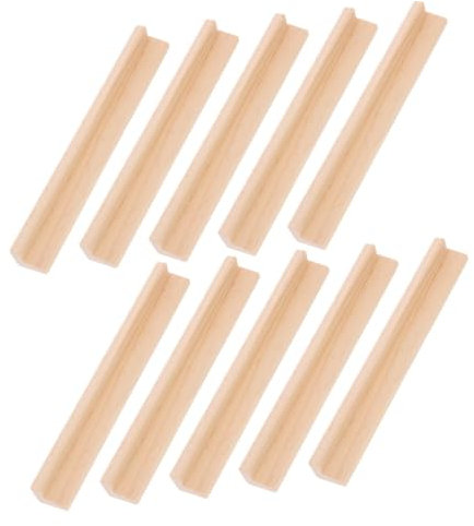 Toyvian 10stücke Domino-ständer Aus Holz Domino-Halter Zum Selbermachen Domino-basen Für Schreibtisch Domino-tabletts Zum Aufbewahren Und Sortieren Von Spielsteinen Und Karten