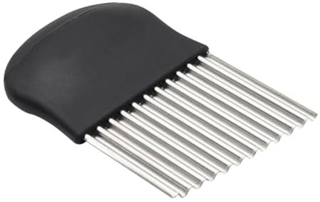 VICASKY Wellenschneider Kartoffelschneider Edelstahl Crinkle Cutter Mit Komfortgriff Leichtes Küchenwerkzeug Für Pommes Salat Und Gemüse Praktisches Diy Schneidegerät Für Zuhause
