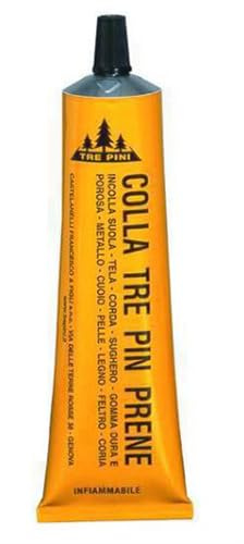Confezione da 12 tubetti colla TRE PIN PRENE adesivo a contatto universale 150 ml.