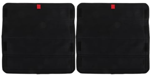 MUSISALY Lot de 2 Pare-Soleils Occultants Pliables 41X41 CM pour Fenêtre de Camping-Car Tissu Imperméable et Réfléchissant Protection UV Couvercle de Ventilation pour Puits de Lumière