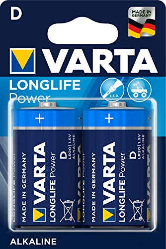 Varta - Piles - 2 Piles - LR20 - AM1 MN1300 Torcia 1,5V