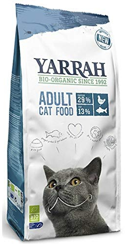 YARRAH Bio Katzentrockenfutter mit MSC Hering, 1er Pack (1 x 2.4 kg)