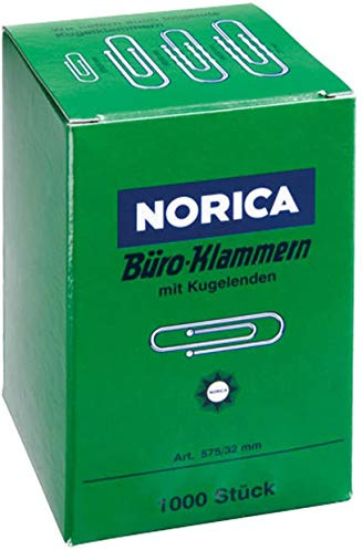 Alco-Albert 2220 Briefklammern mit Kugelenden, verzinkt, 32 mm, 5000 Stück