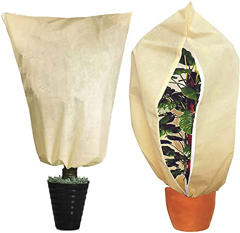 WWLEIHUO Housses de Protection pour Plantes,Housse d'Hivernage,Protection Palmier Hiver,Voile Hivernage Protection Contre Le Gel des Palmier et Olivier (120 * 180cm)