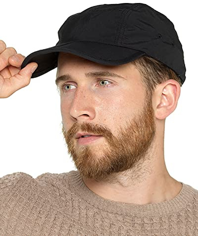 Undercover Adults Lightweight Baseball Cap with Folding Peak Black, Beige, Khaki, Pink or Navy Foldable Hat