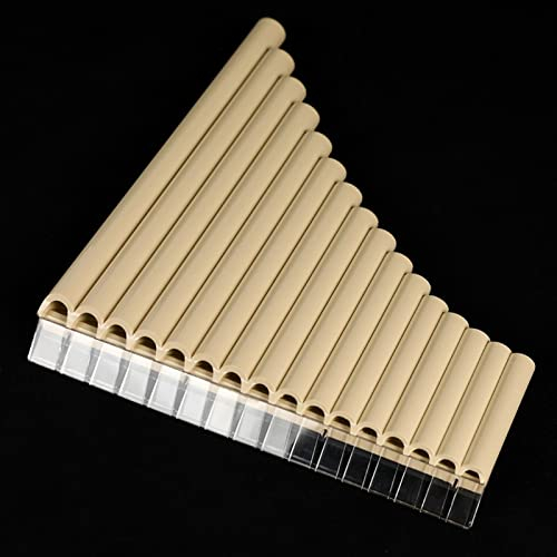 KESHUO 16 Tube Umweltfreundliche C-Tone PAN-Flöte Easy Lernen Für Holzwind-Instrumente Liebhaber Anfänger Studentische Panflöte