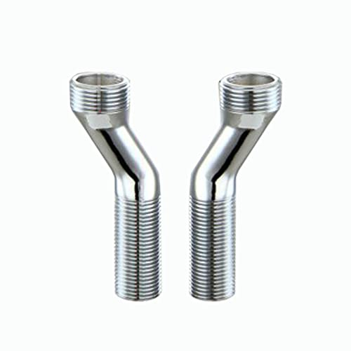 BiaoTeng Accessori miscelatore bagno raccordo ottone 3/4 1/2 accessori per rubinetto esterno raccordi ottone 1/2 pollice rubinetto sottolavabo 1/2,Chrome B
