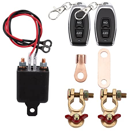 Konuooer Fernbatterie-Trennschalter 12V für Auto, Wohnmobil, LKW, Boot, Batterie-Trennschalter Switch 120A mit Dual-Fernbedienung