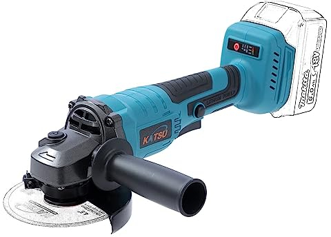 Akku Winkelschleifer Brushless 21V KATSU FIT-BAT, 115mm mit Bürstenlosem Motor zum Schneiden Polieren Schleifen, Batterien nicht im Lieferumfang Enthalten (nur Maschine) 102606