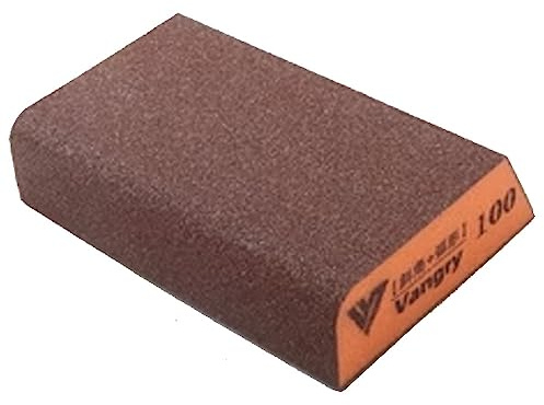 10PCS Angled Abrasive Sponge, Wet And Dry Dual-use, Washable And Reusable Sanding Block, Grinding Sponge Sanding Blocks Pad Sandpaper Polishing (Size : C-100grit)