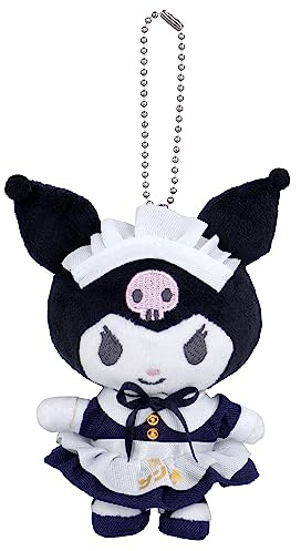 Roffatide Anime Kuromi Maid Schlüsselanhänger Plüsch Gefüllte Schlüsselanhänger Cartoon Kawaii Cinnamoroll Figur Schlüsselanhänger JK Tasche Anhänger für Mädchen und Jungen Lolita