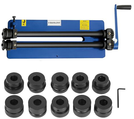 Macchina piegatrice circolare 460 mm manuale con 6 set di cubi, in lamiera d'acciaio per officine in lamiera
