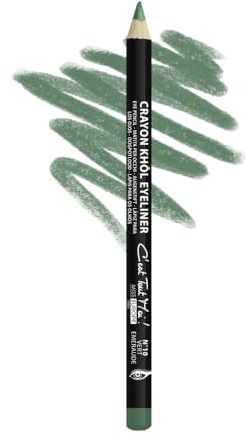 Maelsa® Crayon Khôl Eyeliner Toute la Gamme Miss Europe Eye Pencil - Choisissez votre/vos couleur(s) ! (10 Vert Emeraude)