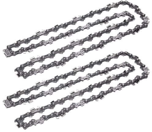 JMORCO Sägeketten 2Pcs 16 Zoll Kettensäge Kette Bar Pitch 3/8 Klinge Holz Schneiden 57 Stick Links Ersatzteile Kettensäge ersatzteile for Elektrische Säge