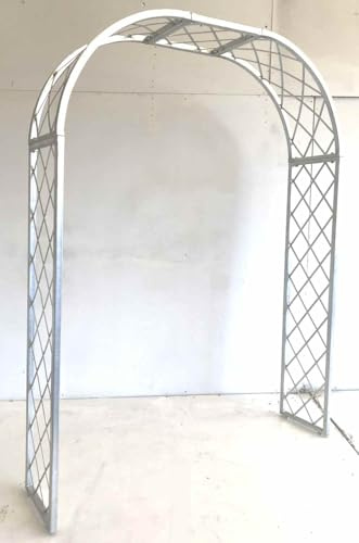 Sehr STABIL Solider Rundbogen Rosenbogen Bozen 160/220 Feuer Verzinkt 160 cm breit schwere Metallbau Qualität