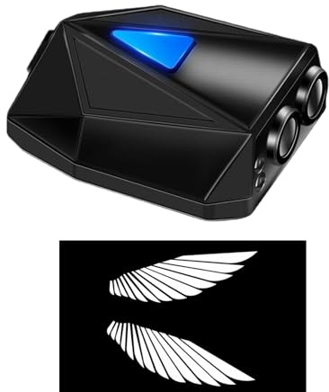 Generico Proiettore Logo Luci Porta Auto, Proiettore Dinamico a LED per Accoglienza, Luci Ambiente d'Angelo Senza Fori per Interni Strada Fuoristrada Moto