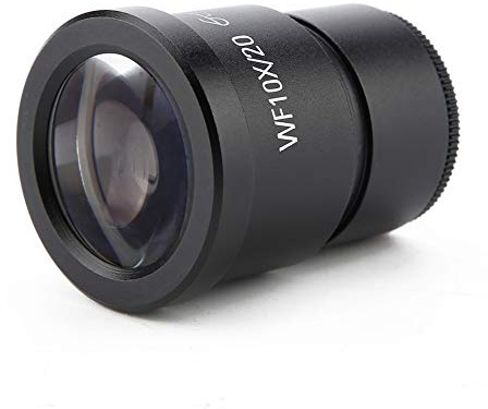 Generic WF10X/20 High-Definition-Stereomikroskop-Okular für Triokulares Binokular-Stereomikroskop, 10-fache Vergrößerung, Weitfeld-Okular für Klare Beobachtungen, Optisches Glas und Metall, 1 Stück