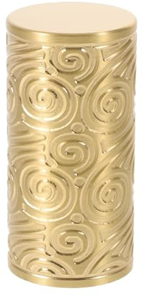 IMIKEYA 1pcs Brass Handrail End Cap Round Baluster Cap Decorative Balustrade Post Topper Retro Elegant Artistic Style Versatile Decoration Long-Term Protection for Balcony Outdoor Use