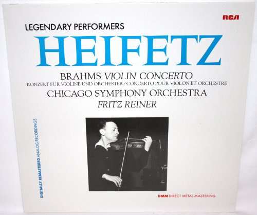 RCA Gold Seal - GL84909: Legendary Performers - Heifetz: Brahms - Violin Concerto: Fritz Reiner: LP