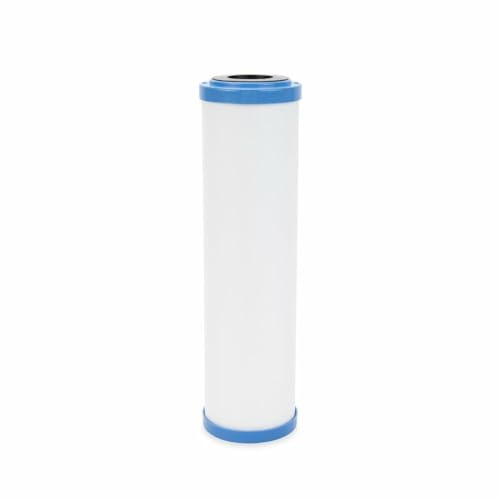 Camco Camper/RV Premium Replacement Cartridge for Inline Water Filter - Fits EVO RV Water Filter Housing - Premium Carbon Absorbs Harmful Compounds & Reduces Bad Taste, Odor, Bacteria and More (40624)