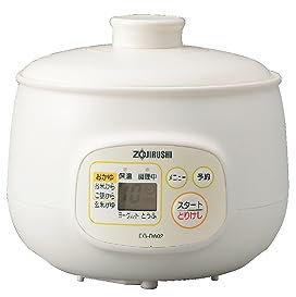 ZOJIRUSHI Microcomputer Rice porridge Manufacturer [5 cups] EG-DA02-WB White