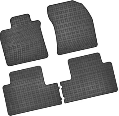 Bär-AfC TY03831 Gummimatten Auto Fußmatten Schwarz, Erhöhter Rand, Set 4-teilig, Passgenau für Toyota Avensis Typ T27 Baujahr 2009 bis 2011 Schrägheck & Kombi