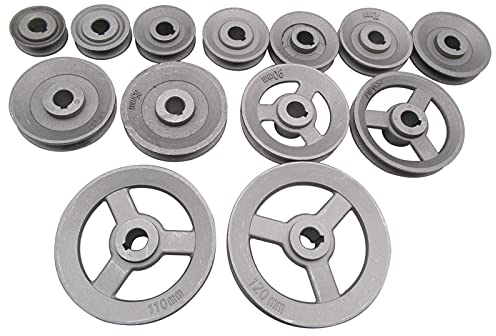 CKPSMS Marchio: 1 puleggia motore frizione con foro interno da 15 mm #KP-19155 compatibile con/ricambio per macchine da cucire industriali (120 mm)