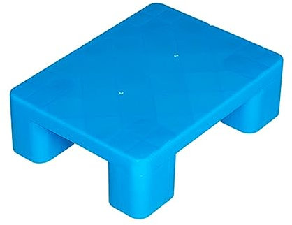 HJLKDYM Kunststoffpaletten, Atmungsaktive Gitterrost-Belüftungspaletten, Sicherheits-Gitterrost-Pads Für Supermarkt Küche Lagerhaus Außen (Farbe : Blau, Größe : 45x35x14cm)